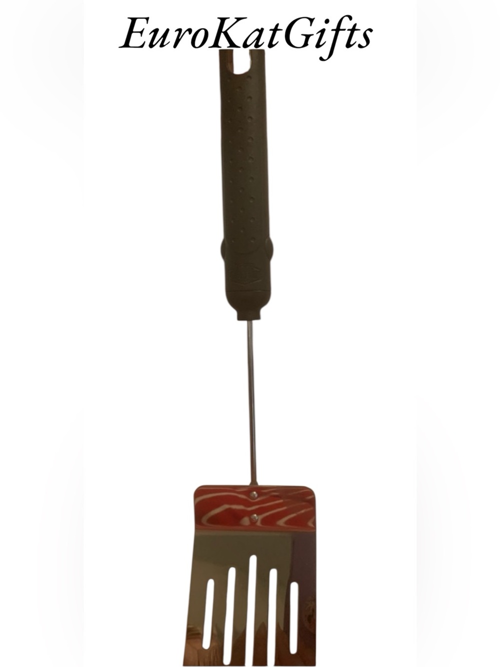 Stainless Steel Grill Turner Spatula - Slotted BBQ lover Dad Father Mom Chef NEW